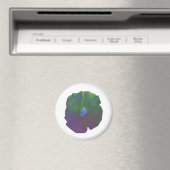 Rainbow Petunia Magnet (In Situ (Geschirrspüler))