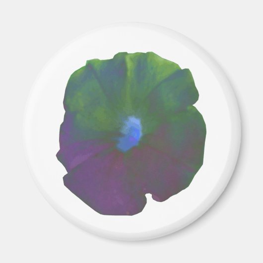 Rainbow Petunia Magnet (Vorne)