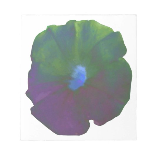 Rainbow Petunia Notepad Notizblock (Vorderseite)
