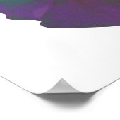 Rainbow Petunia Poster (Ecke)