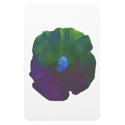 Rainbow Petunia Premium Magnet (Vertikal)