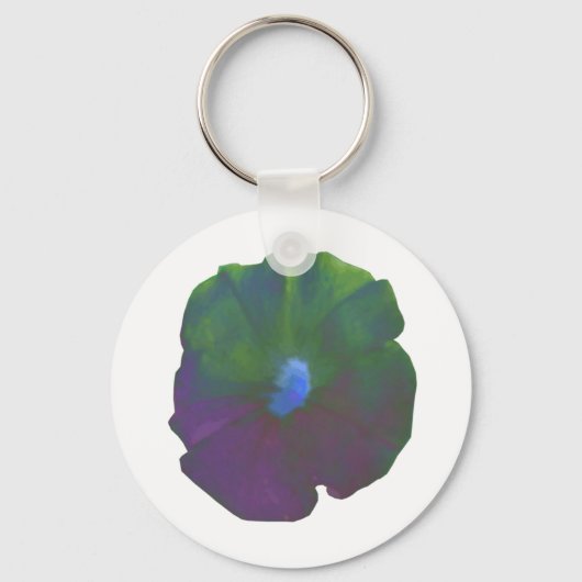 Rainbow Petunia Schlüsselanhänger (Vorderseite)