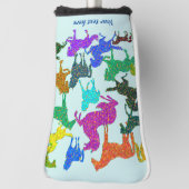 Rainbow Pferde Golf Headcover (Rotieren 90)