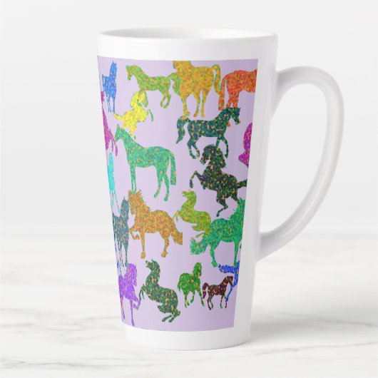 Rainbow Pferde Milchtasse (Rechts)