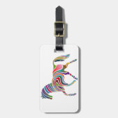 Rainbow-Pferdedesign Gepäckanhänger (Vorderseite vertikal)