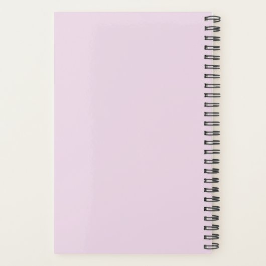 Rainbow-Pferdeplaner mit individualisierbarem Name Planer (Rückseite)