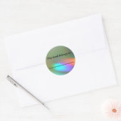 Rainbow Phantoms Buchzeichen Runder Aufkleber (Umschlag)