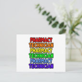 Rainbow Pharmacy Technique Postkarte (Stehend Vorderseite)