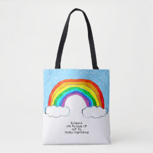 Rainbow Philosophie Tote Bag Tasche
