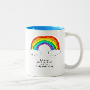 Rainbow Philosophie Zweifarbige Tasse