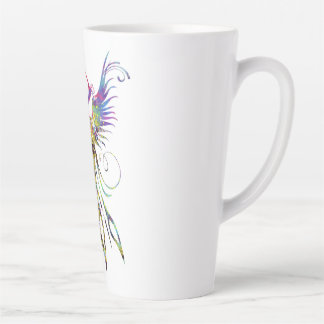 Rainbow Phoenix Latte Tasse von Brow Bird