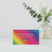 Rainbow Phoenix Rising LBGTQ+ Beratung  Visitenkarte (Stehend Vorderseite)