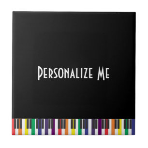 Rainbow Piano Keys Fliese