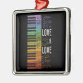 Rainbow Piano Ornament Aus Metall (Links)
