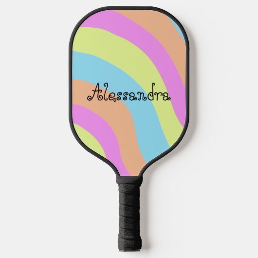 Rainbow Pickleball Schläger (Vorderseite)
