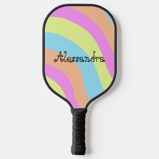 Rainbow Pickleball Schläger (Rückseite)