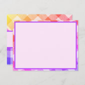 Rainbow Picnic Dankeskarte (Vorne/Hinten)