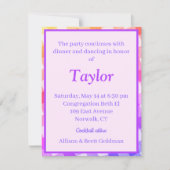 Rainbow Picnic Enclosure Card Diagonal Mitteilungskarte (Vorderseite)