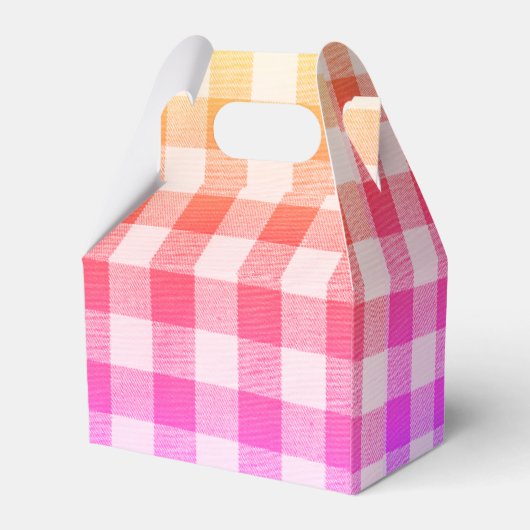 Rainbow Picnic Favor Box Geschenkschachtel (Rückseite)