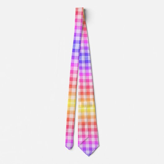 Rainbow Picnic Neck Tie Krawatte (Rückseite)