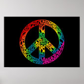 Rainbow Pieces of Peace Poster (Vorne)