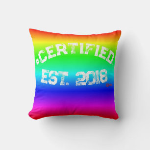 RAINBOW-PILLOW #CERTIFIFIFIED KISSEN