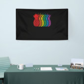 Rainbow Pineapples Aloha Hawaiian Gay Pride Monat Banner (Messeveranstaltung)
