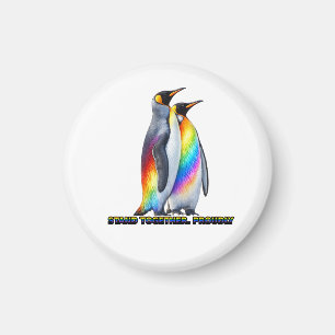Rainbow Pinguin Stolz – Steht Zusammen Magnet