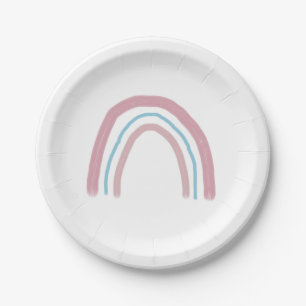 Rainbow Pink Ombre Party Papierplatte Pappteller
