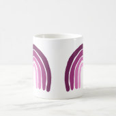 Rainbow Pink-Tasse Kaffeetasse (Mittel)