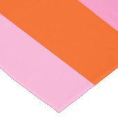 Rainbow Pink und Orange Boho Arch Kurzer Tischläufer (Ecke)