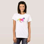 Rainbow Pink Unicorn T-Shirt (Vorne ganz)