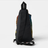 Rainbow Pinstrip Crossbody Bag (Rückseite)