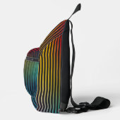 Rainbow Pinstrip Crossbody Bag (Rechts)