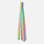 Rainbow Pinstripe Krawatte (Rückseite)