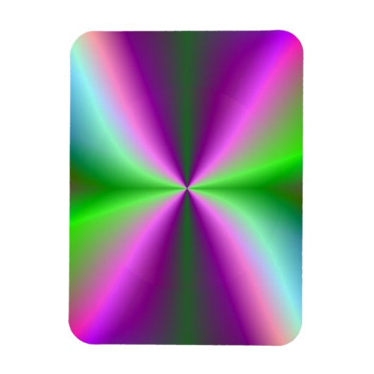 Rainbow Pinwheel 2 Magnet (Vertikal)