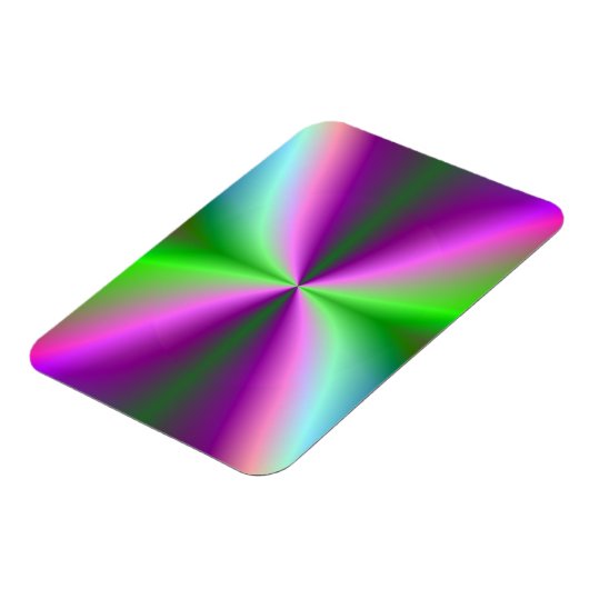 Rainbow Pinwheel 2 Magnet (Linke Seite)