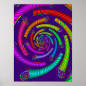Rainbow Pipes Spiral Poster (Vorne)