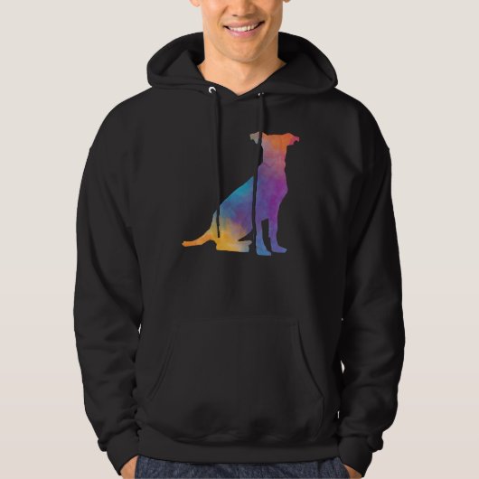 Rainbow Pitbull Hoodie (Vorderseite)