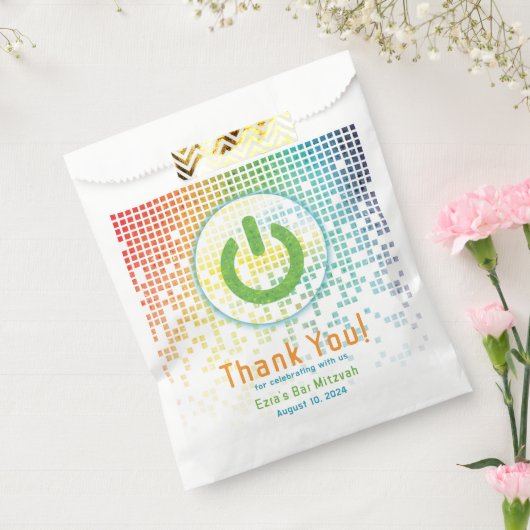 Rainbow Pixels Videospiel Gamer Bar Mitzvah Geschenktütchen (Versiegelt)