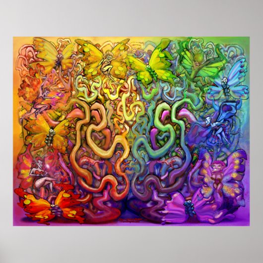 Rainbow Pixies Magic Poster (Vorne)