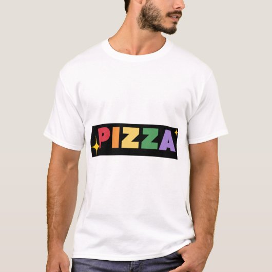 Rainbow Pizza T-Shirt (Vorderseite)