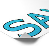 Rainbow Planet Poster (Ecke)