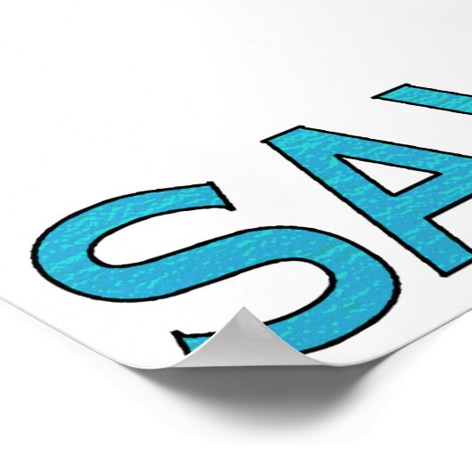 Rainbow Planet Poster (Ecke)