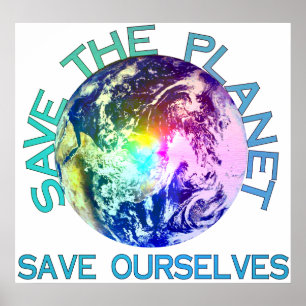 Rainbow Planet Poster