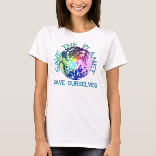 Rainbow Planet T-Shirt (Vorderseite)