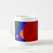 Rainbow Planets Kaffeetasse (Vorderseite Links)