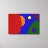 Rainbow Planets Leinwanddruck (Vorderseite)