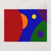 Rainbow Planets Postkarte (Vorderseite)