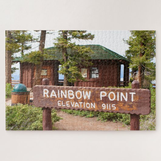 Rainbow Point-Zeichen, Bryce Canyon, Utah Puzzle (Horizontal)
